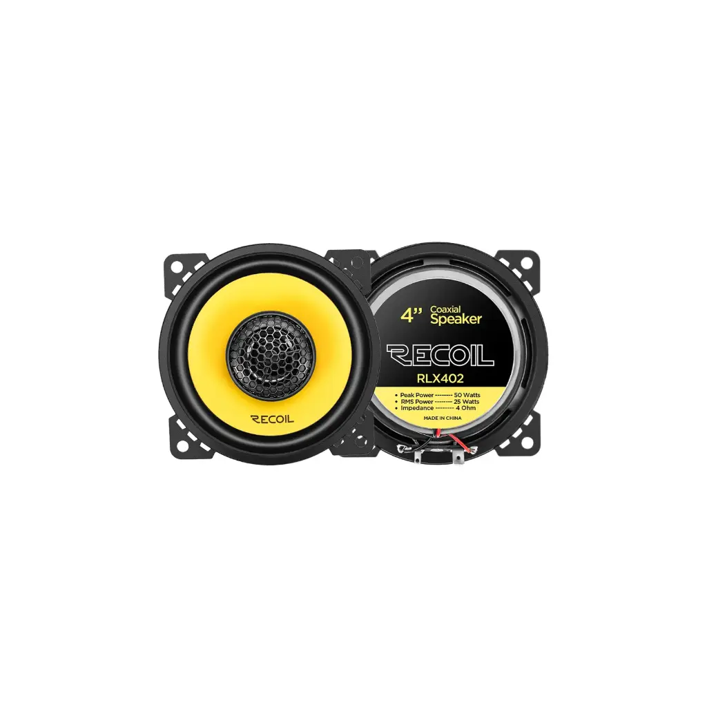 [Recoil Level-3 Series 2-Way 4" Coaxial Speaker] RLX402