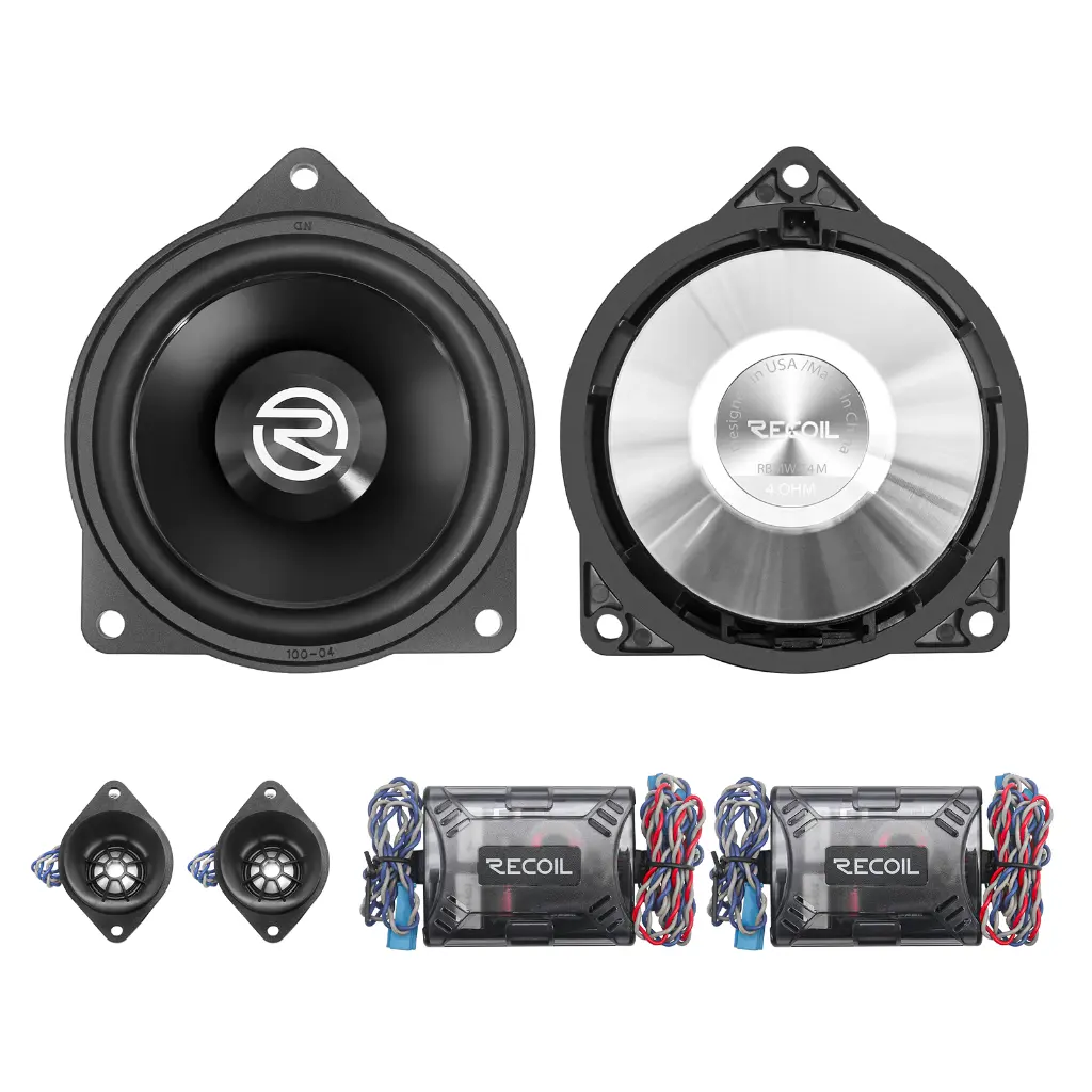 [4-INCH 2-WAY COMPONENT SPEAKERS for BMW] RBMW-T4M