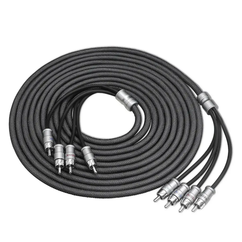 [ECHO MAX SERIES RCA interconnect cable  4-Channel 17ft] XI417