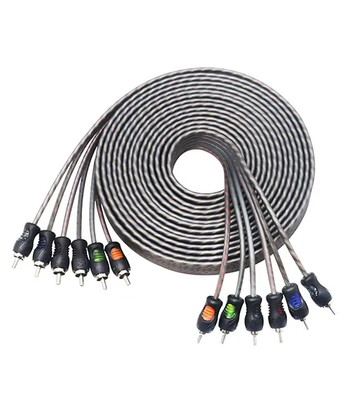 [ECHO SERIES RCA  interconnect cable 6-CHANNEL 17FT] RCI617
