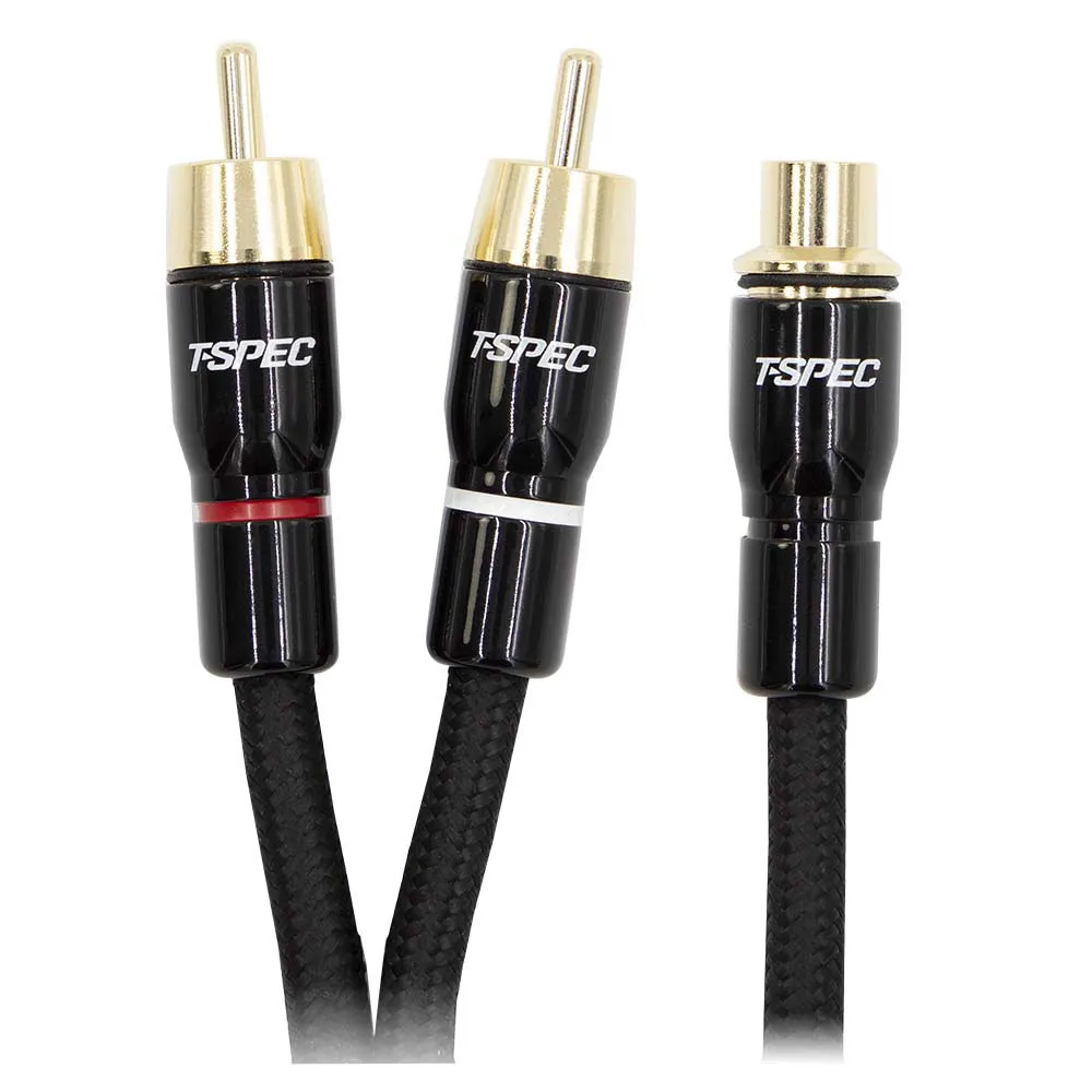 [V16 Series RCA Audio Cables - 1 Female 2 Male] V16RCA-Y1