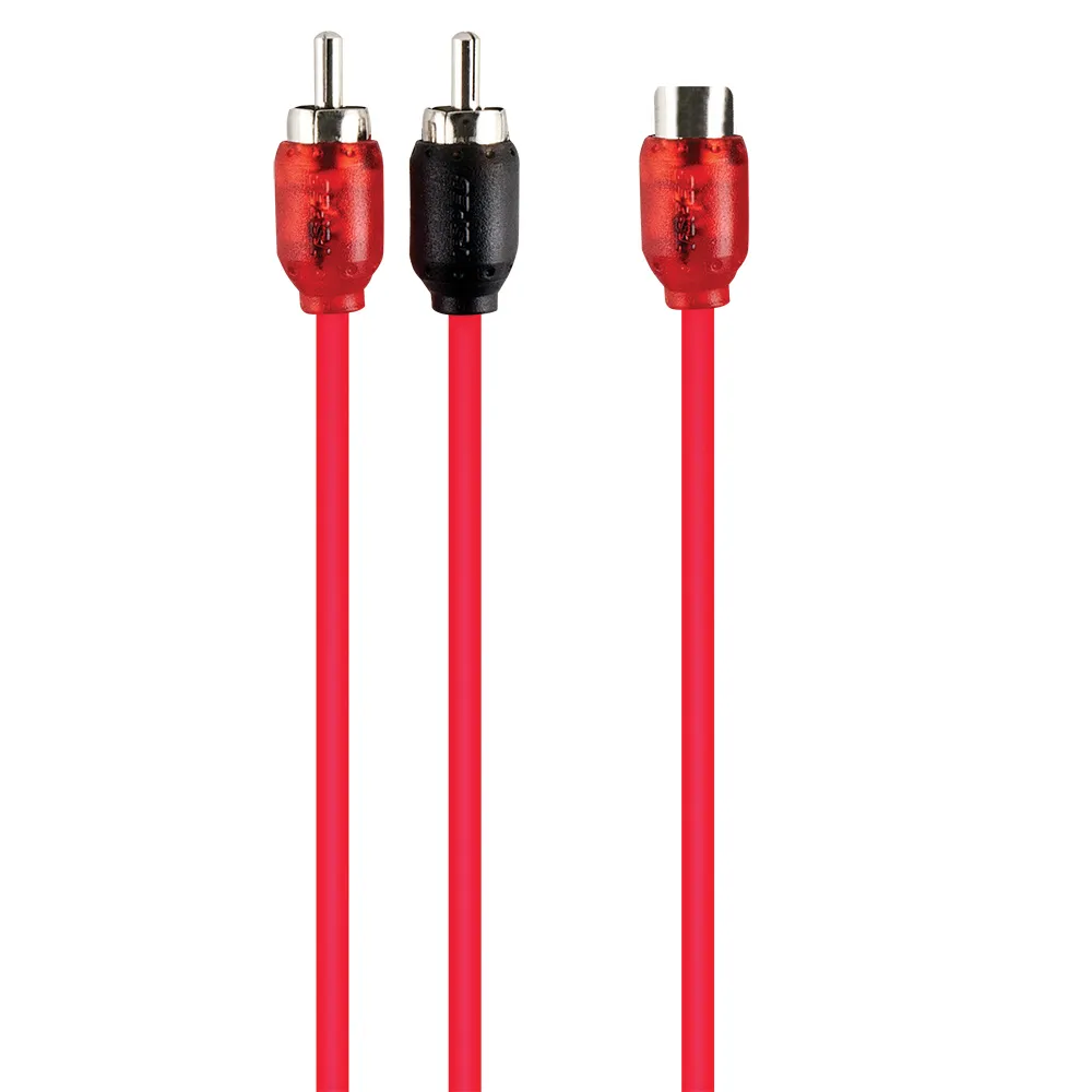 [RCA v6 Series 2-Channel Audio Cable - 1F-2M - 10 PACK] V6RY1-10