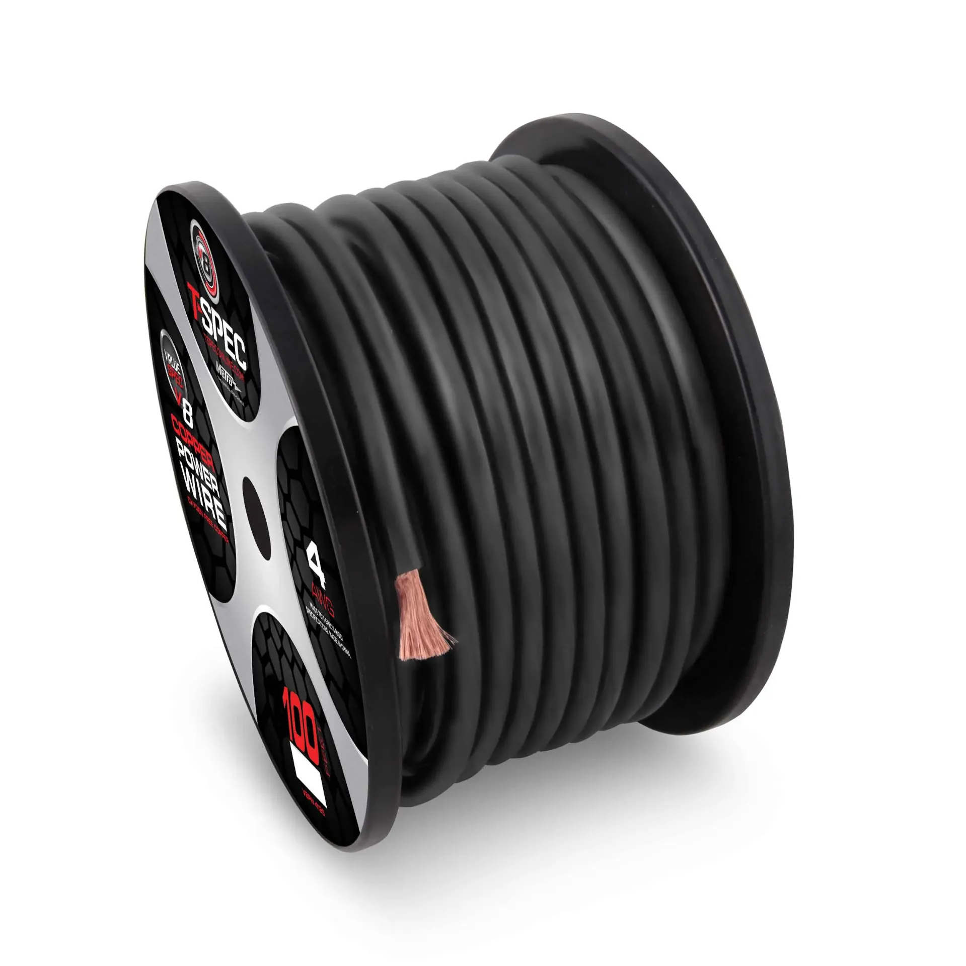 [1-0 AWG 50FT BLACK OFC POWER WIRE - v8GT SERIES] V8GT10BK-50