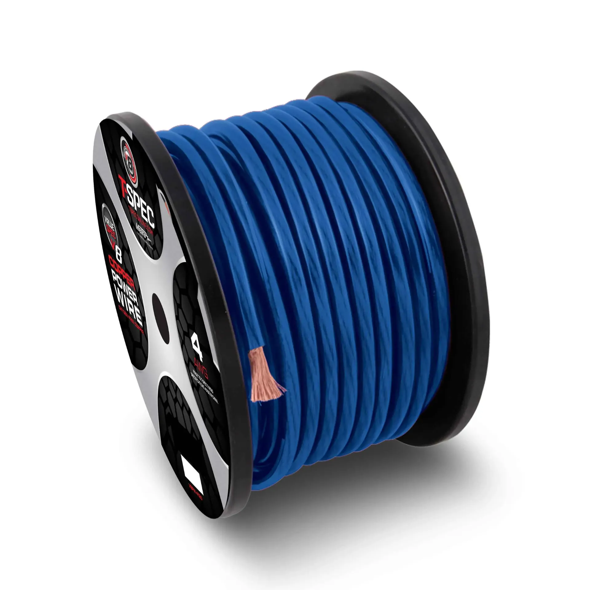 [8 AWG 250FT BLUE OFC POWER WIRE - v8GT SERIES] V8GT8B-250