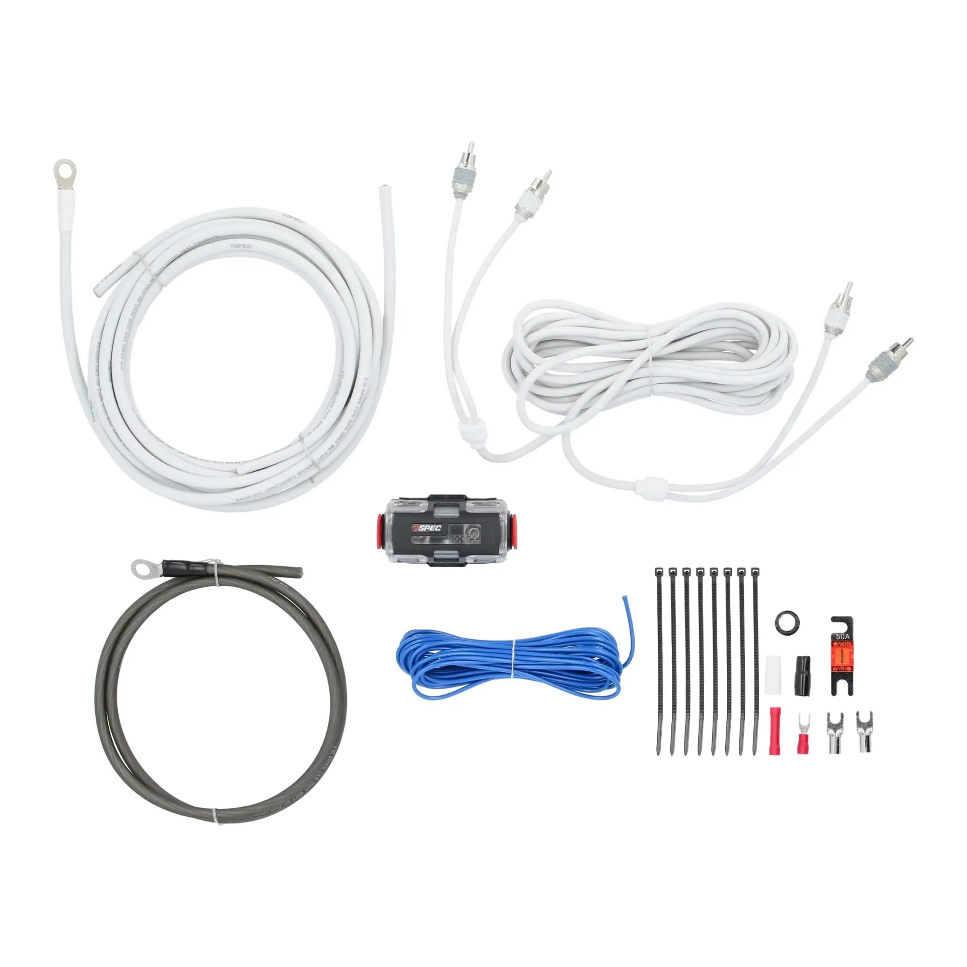 [v10 8 AWG Amp Kit - 800 W with RCA Cable] V10-AK8
