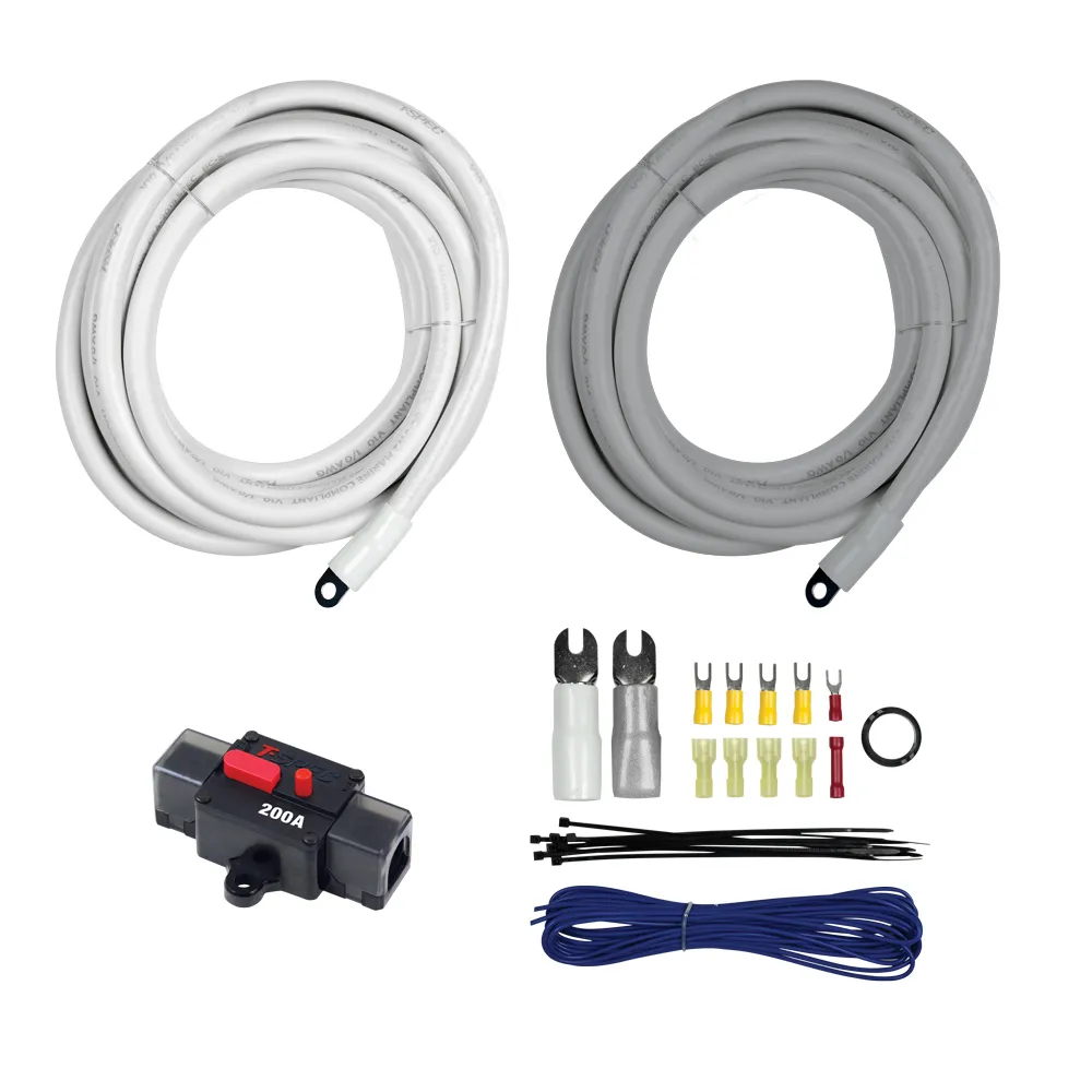 [10FT 1/0 AWG KIT W/CIRCUIT BREAKER] V10-S1001