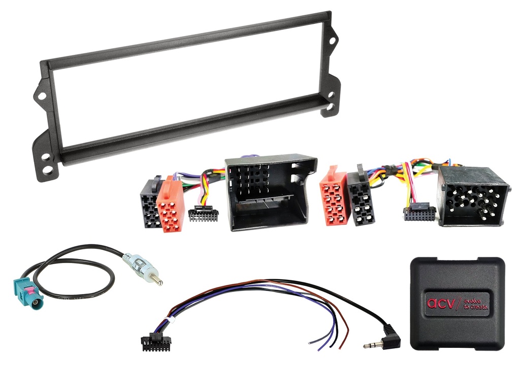 [1-DIN Kit BMW Mini(R50/R52/R53) 2001-2008 SWC/antenna] 611023-02-1