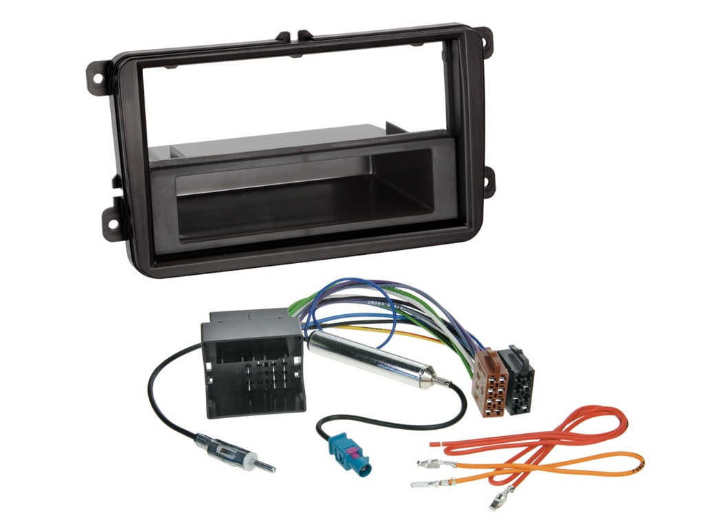 [2-ISO Kit with pocket Seat/Skoda/VW vehicles passive/antenna] 611320-10-2