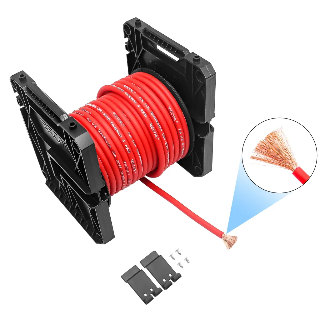 [ECHO PRO SERIES 4AWG SPOOL WIRE 80ft] PW4-80