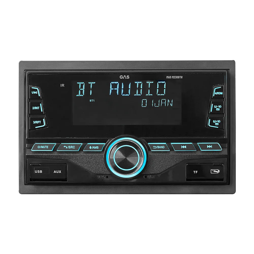 [GAS 2DIN, BT, AUX, USB, FM, RDS, 14-band EQ] MAD M230-BTN