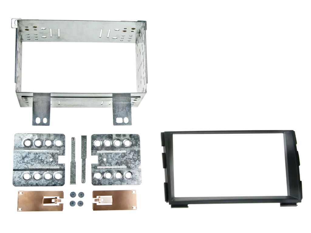 [2-DIN facia plate Kia Cee'd(ED) 10/2009-03/2013 black] 381178-27