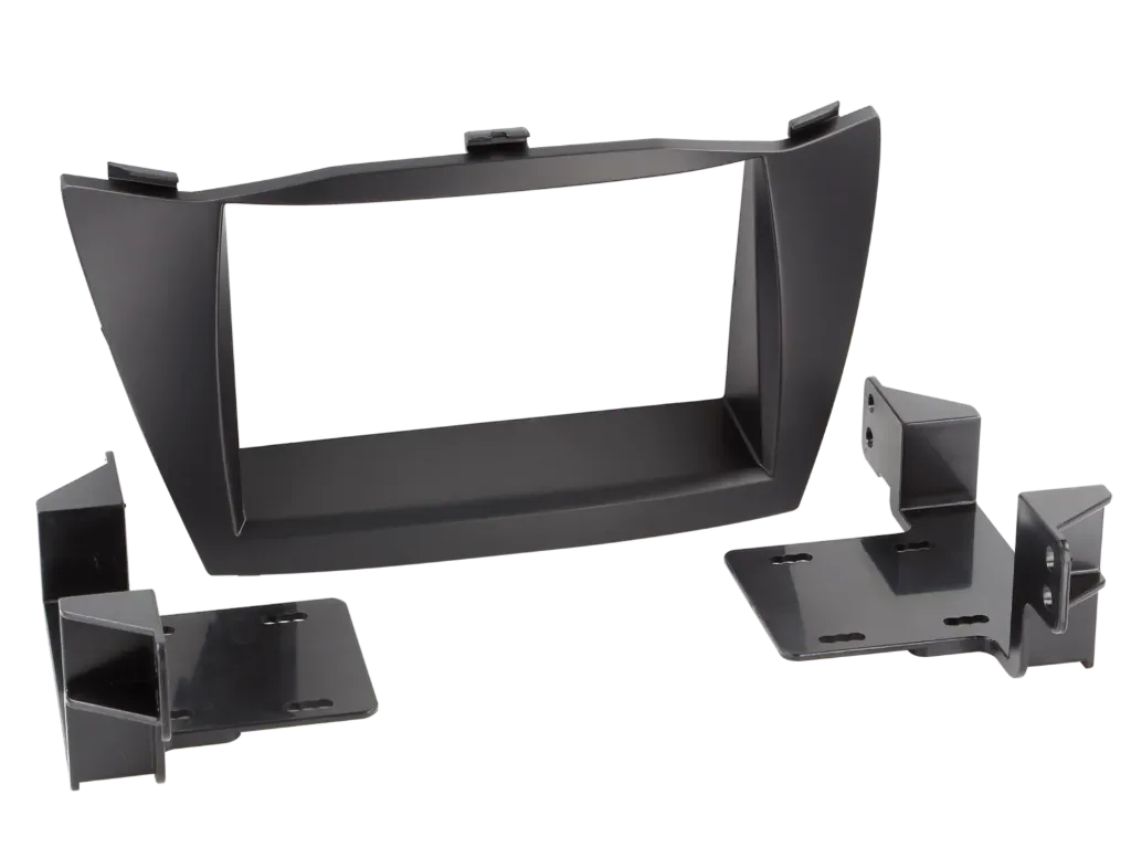 [2-DIN facia plate Hyundai ix35 2010 - 2013  black] 381143-35