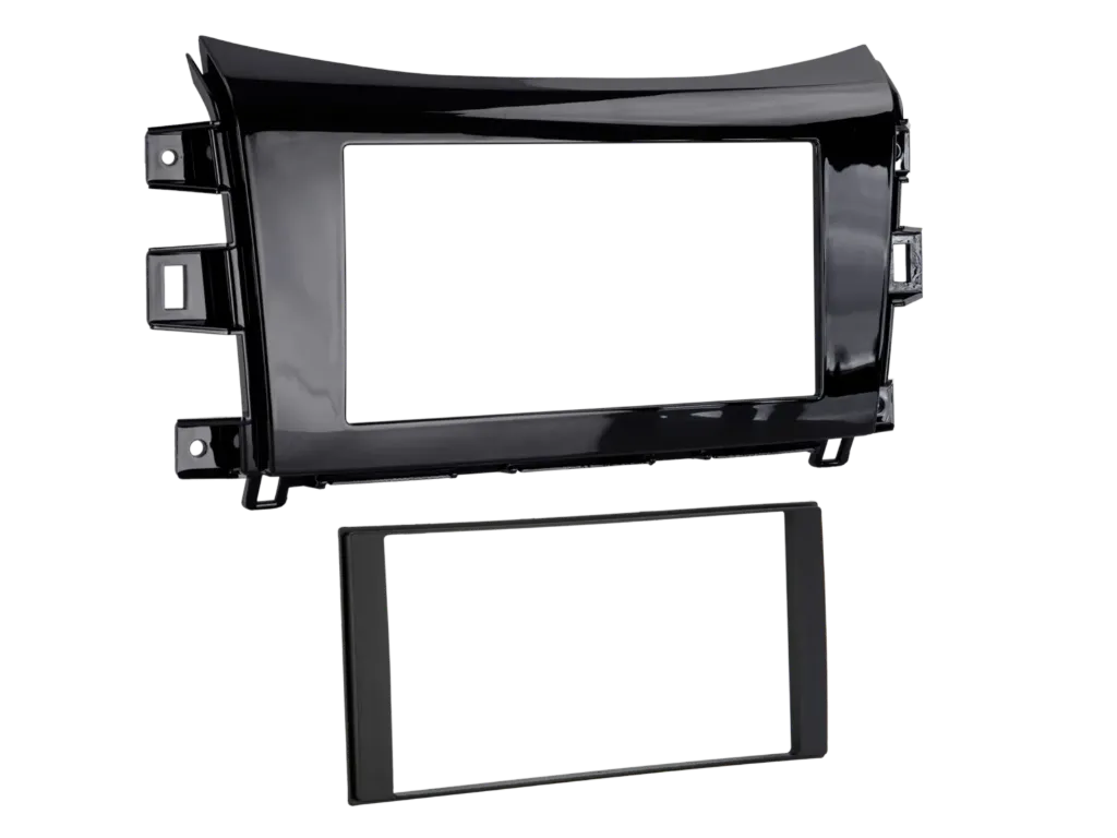 [2-DIN facia Nissan Navara/Renault Alaskan piano black] 381210-22-3