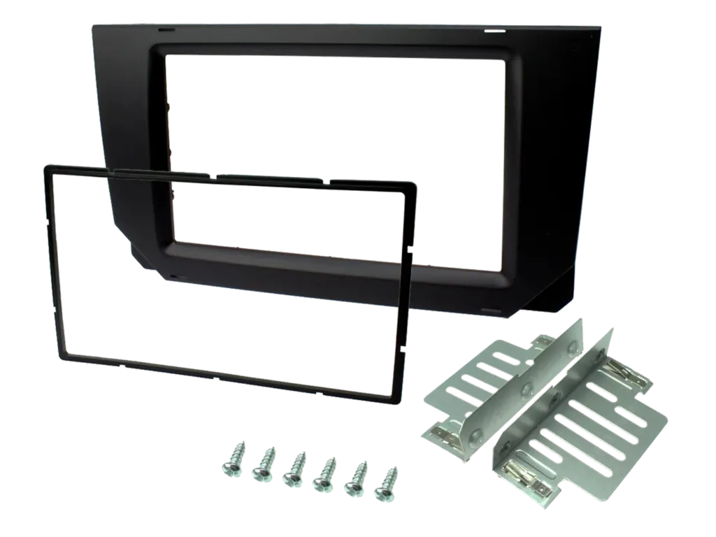 [2-DIN facia plate Seat Arona/Ibiza 2017-2021 black] 381328-09