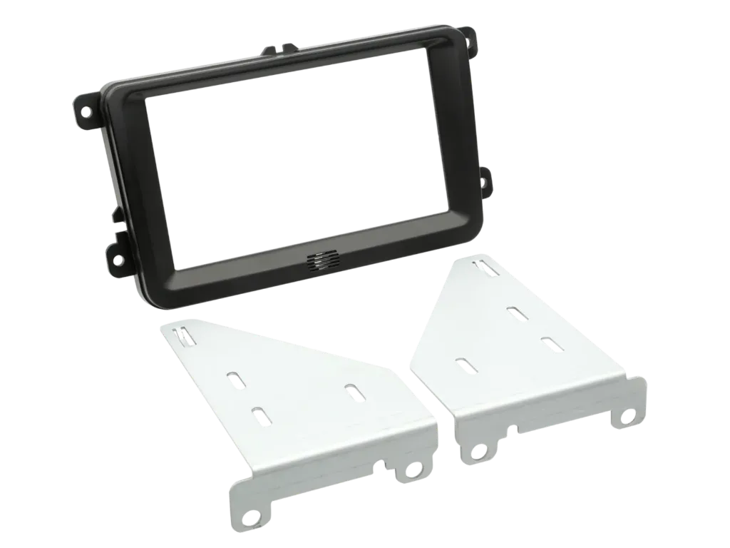 [2-DIN facia plate Seat/Skoda/VW different vehicles black] 381320-30-1