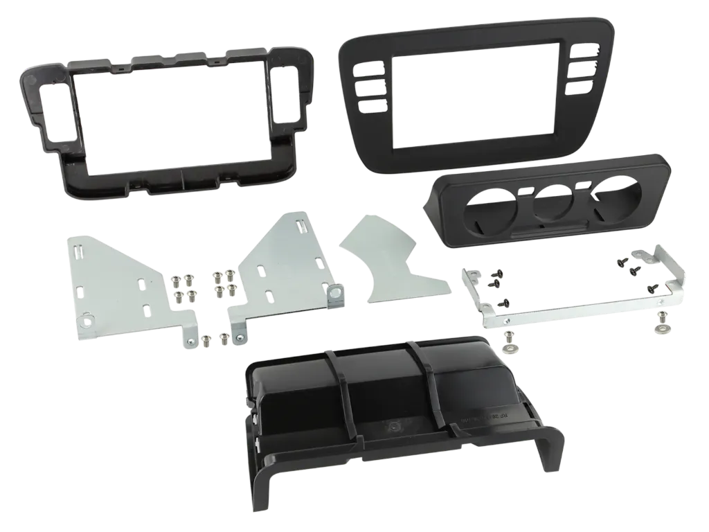 [2-DIN facia plate  Seat Mii/Skoda Citigo/VW Up black] 381320-36-1