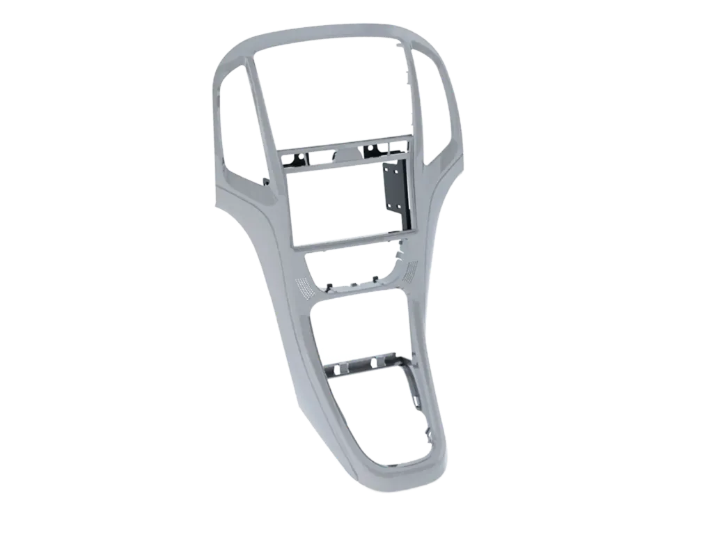 [2-DIN facia plate Opel Astra J 2009-2018 platin silver] 381230-23-3