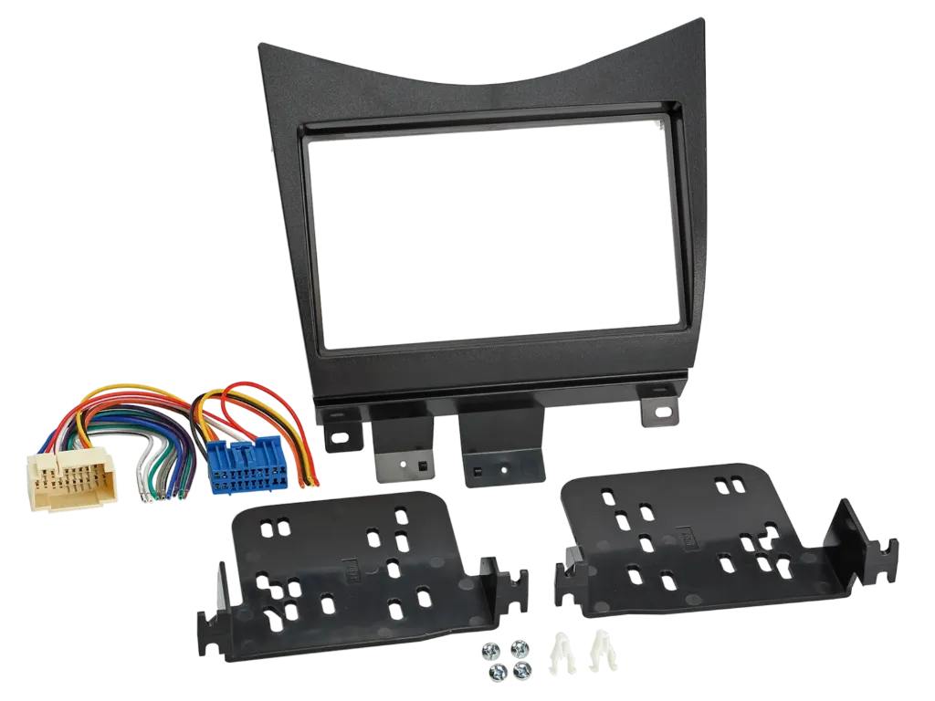 [2-DIN facia plate Honda Accord 01/2003-06/2008 black] 381130-19