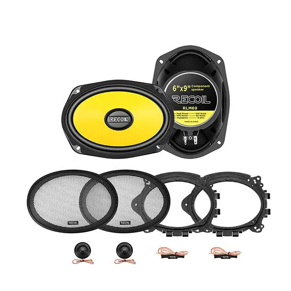 [2-WAY COMPONENT SPEAKER
Peak Power  240 Watts
RMS Power   60 Watts] RLM69