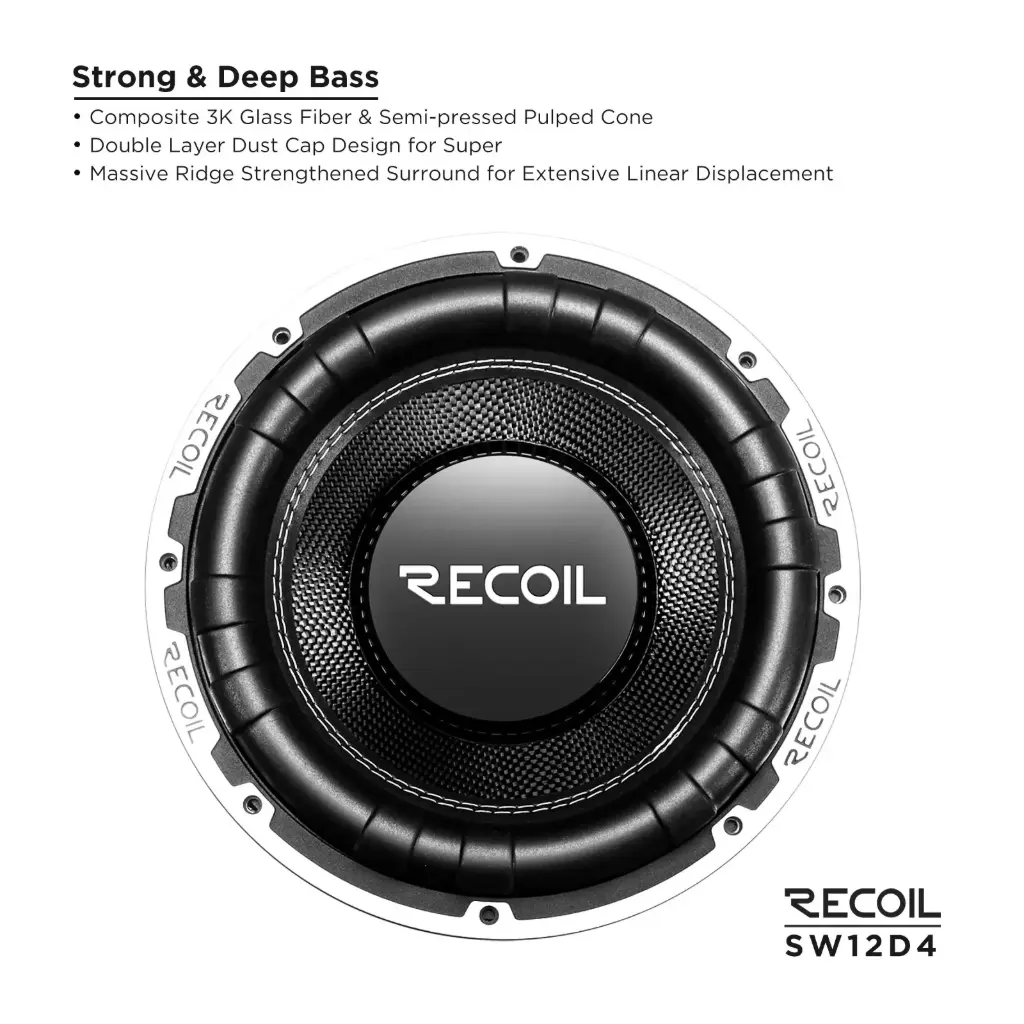 [12-INCH DUAL 4-OHM SUBWOOFER] SW12D4