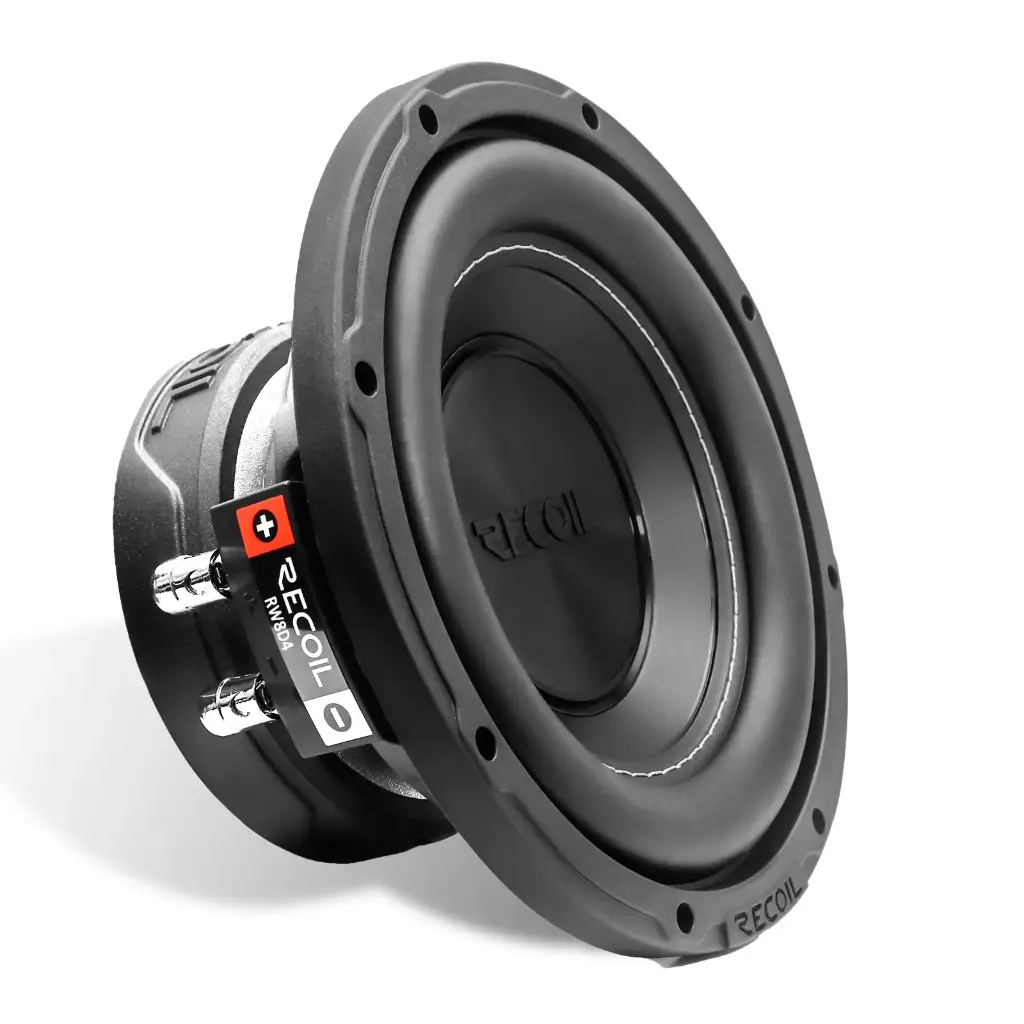 [8-INCH Dual 4-Ohm Subwoofers RMS Powe 200 Watts] RW8D4