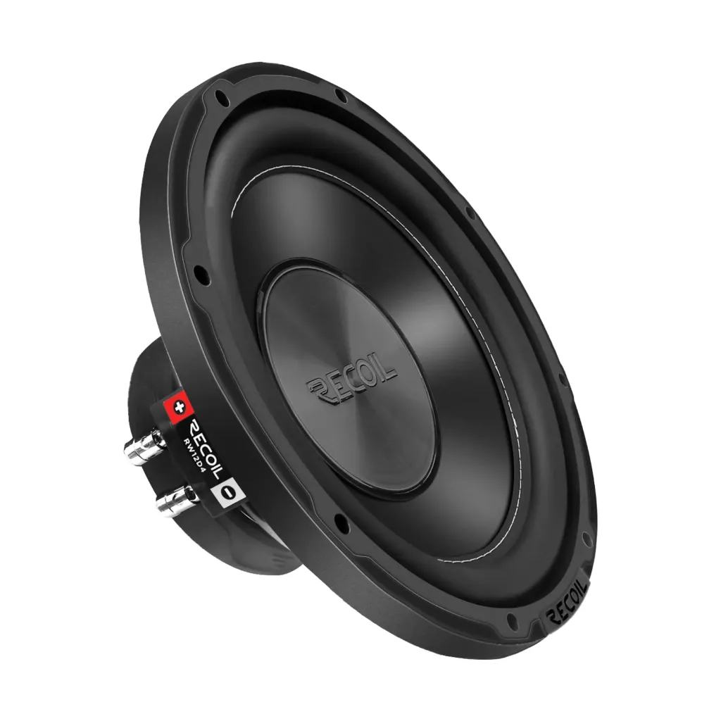 [12-INCH Dual 4-Ohm Subwoofers RMS Power 300 Watts] RW12D4