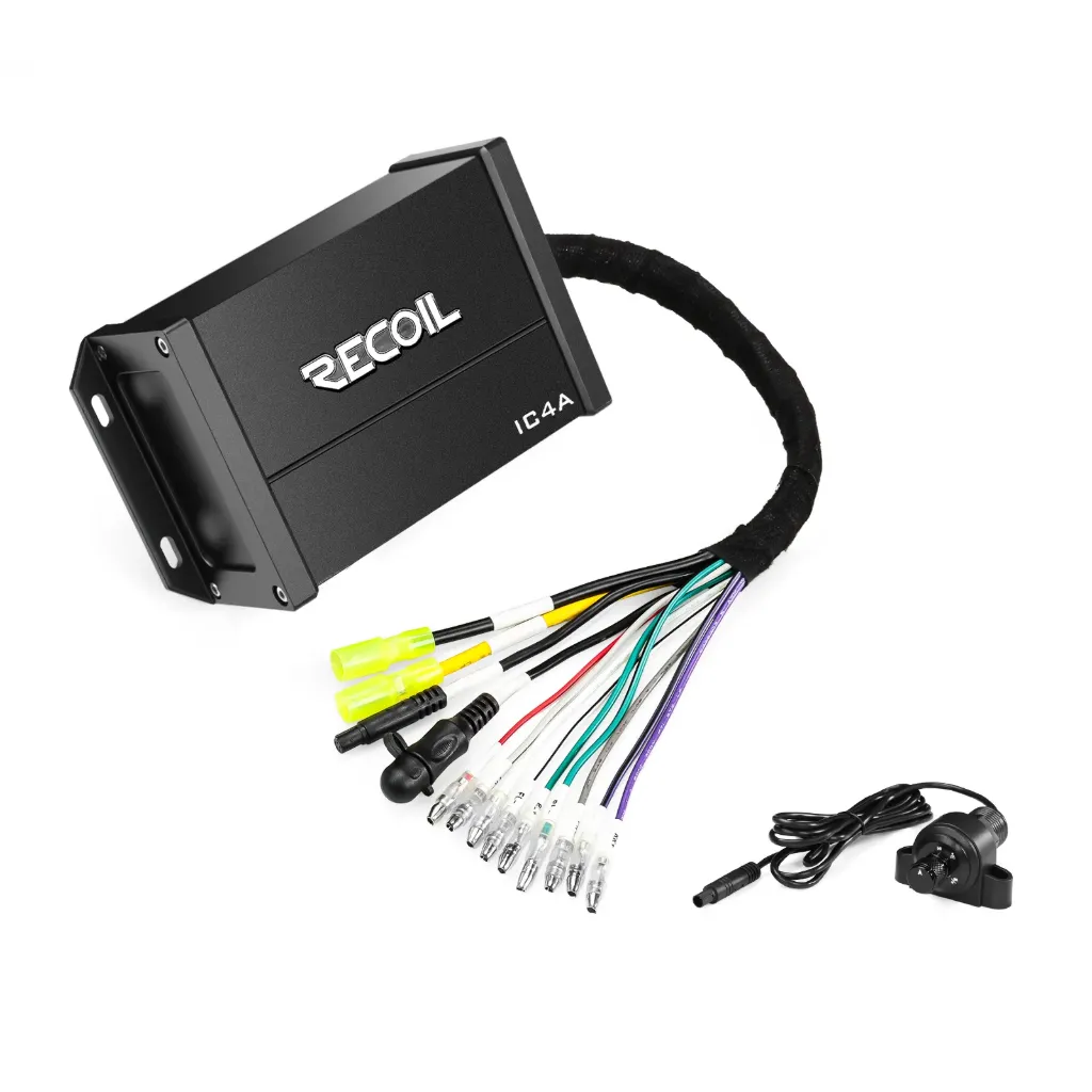 [MICRO FULL RANGE 4-CHANNEL BLUETOOTH AMPLIFIER
Power @1Ohm (14.4V)  N/A
Power @4Ohm (14.4V)  47W x 2] IC4A