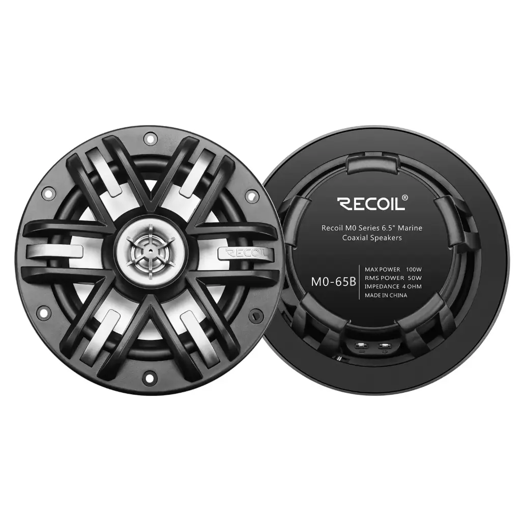 [6.5-INCH MARINE SPEAKERS
RMS Power    60 Watts
Max Power   120 Watts] M0-65