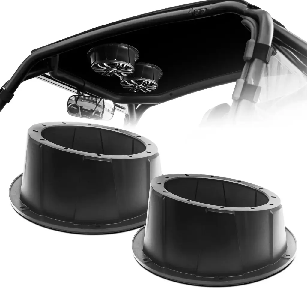 [6.5" SPEAKER PODS - Black (Pair)] USP65-B