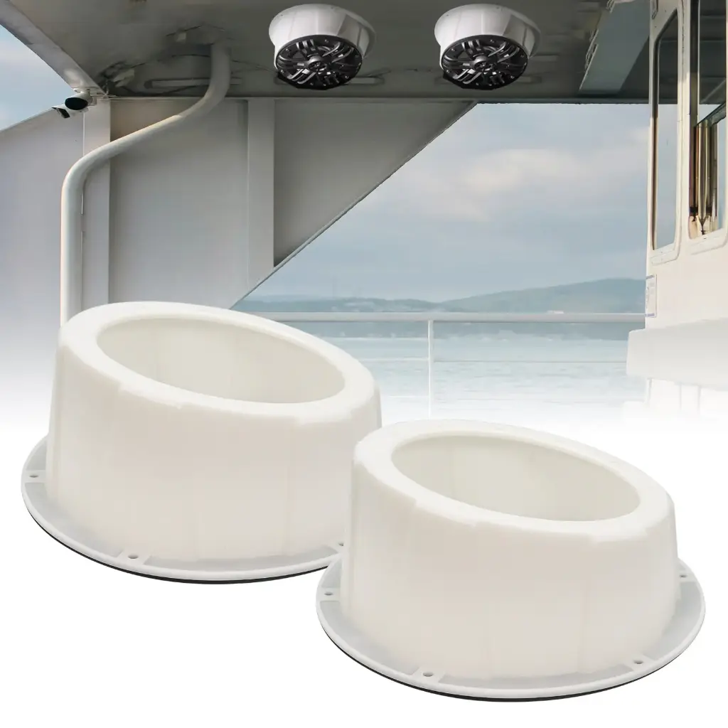 [6.5" SPEAKER PODS - White (Pair)] USP65-W