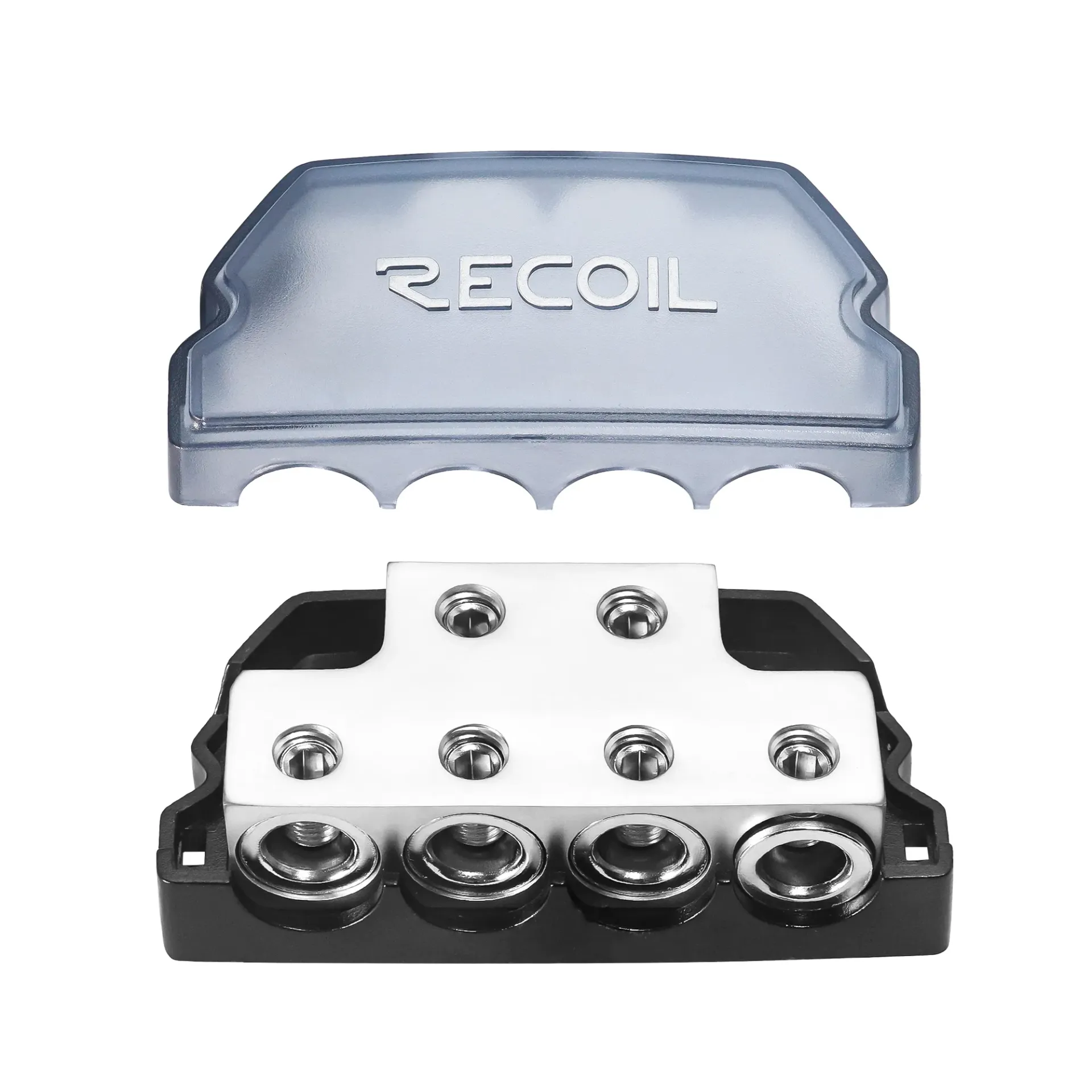 [High performance power distribution block
2 X 0/2/4 AWG In, 4 X 0/2/ 4 AWG Out
Forged and Machined Brass; Single] BDB24